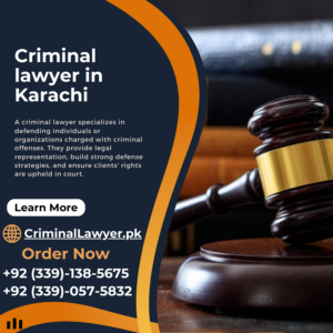 Criminal lawyer in Karachi